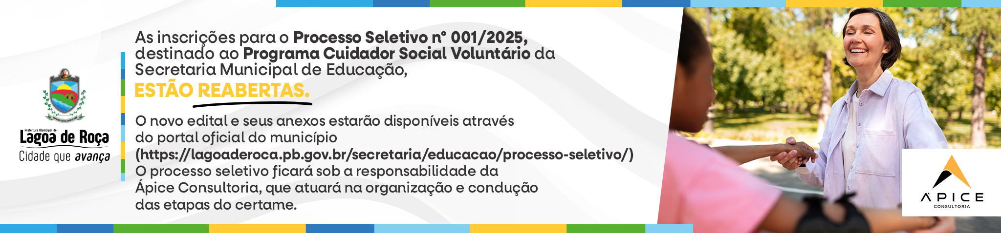 Processo Seletivo para Cuidadores Sociais Voluntários